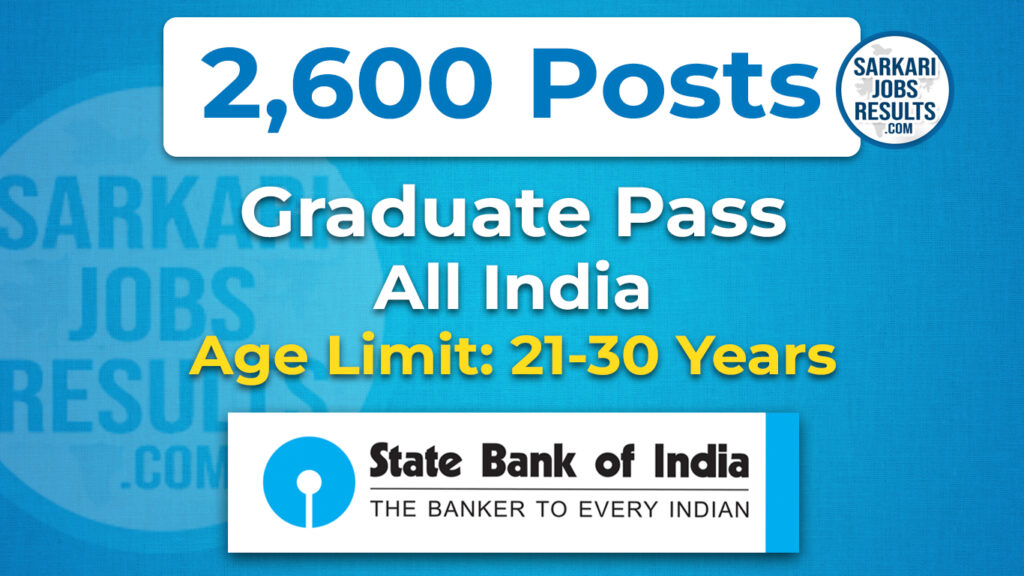 SBI Circle Based Officer Recruitment 2025